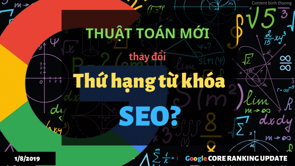 Cập nhật thuật toán xếp hạng SEO tháng 8 - 2019