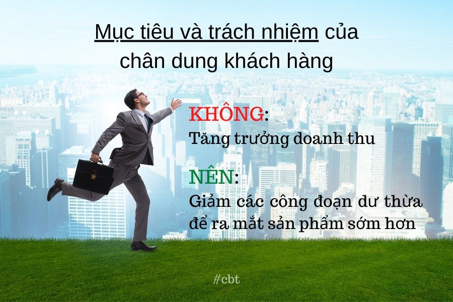 Mục tiêu và trách nhiệm của chân dung khách hàng